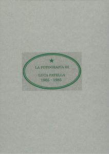 Luca Maria Patella, Fotografie, copertina, galleria Il Ponte, Firenze