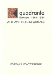 Quadrante copertina, galleria Il Ponte, Firenze