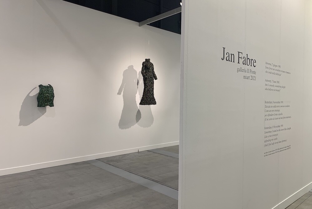 Miart 2021, Jan Fabre, galleria Il Ponte_01