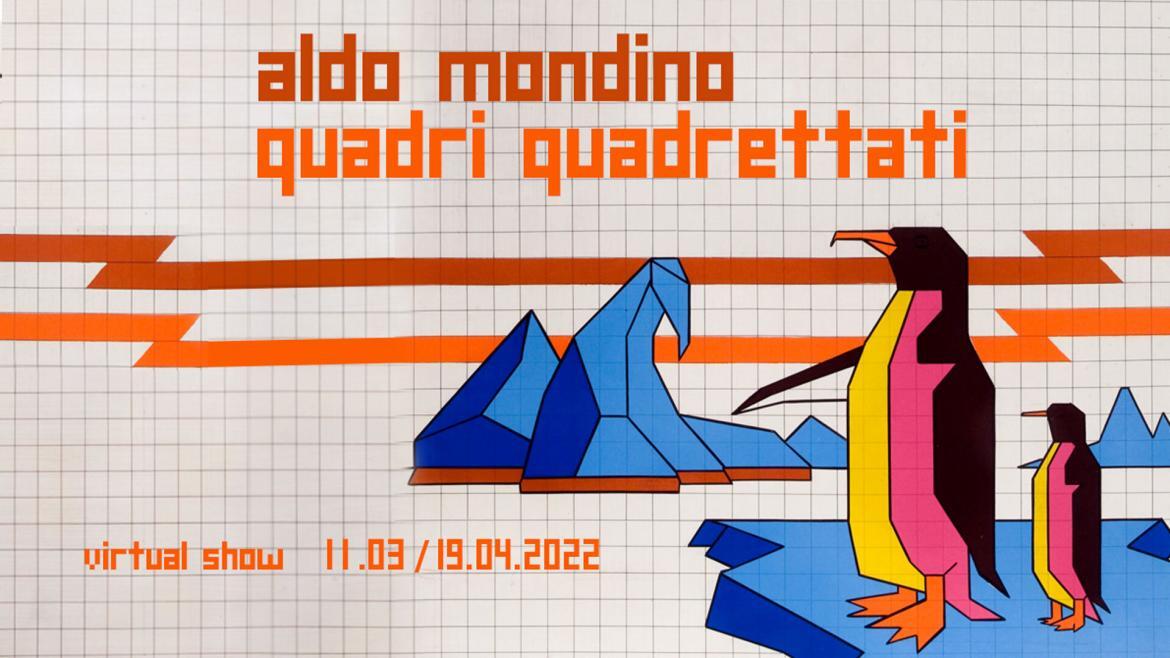 Aldo Mondino, Quadri quadrettati, virtual show, galleria Il Ponte