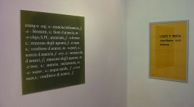 L'arte è una parola, galleria Il Ponte, Firenze