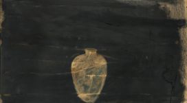 Piero Pizzi Cannella, Marina, 1986, oil on cardboard, 73x104 cm