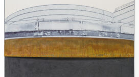 Ulrich Egger, È stato il tempo, 2003, photoprint on Dibond, iron and graphite, 101x121x10 cm