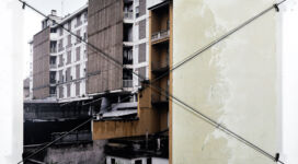 Ulrich Egger, Hotel Principe, 2008, photoprint on forex, plaster and iron 166x255x13 cm